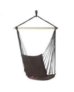 ESPRESSO COTTON PADDED SWING CHAIR